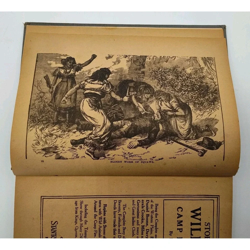 1901 Story of the Wild West Camp Fire Chats Buffalo Bill Rare Book SEE B36.1GU00